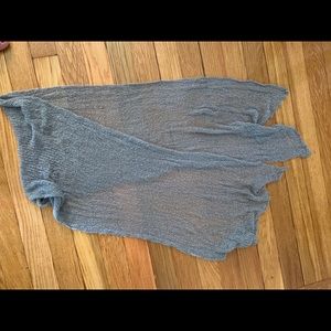 Newborn photography mesh swaddle, gray